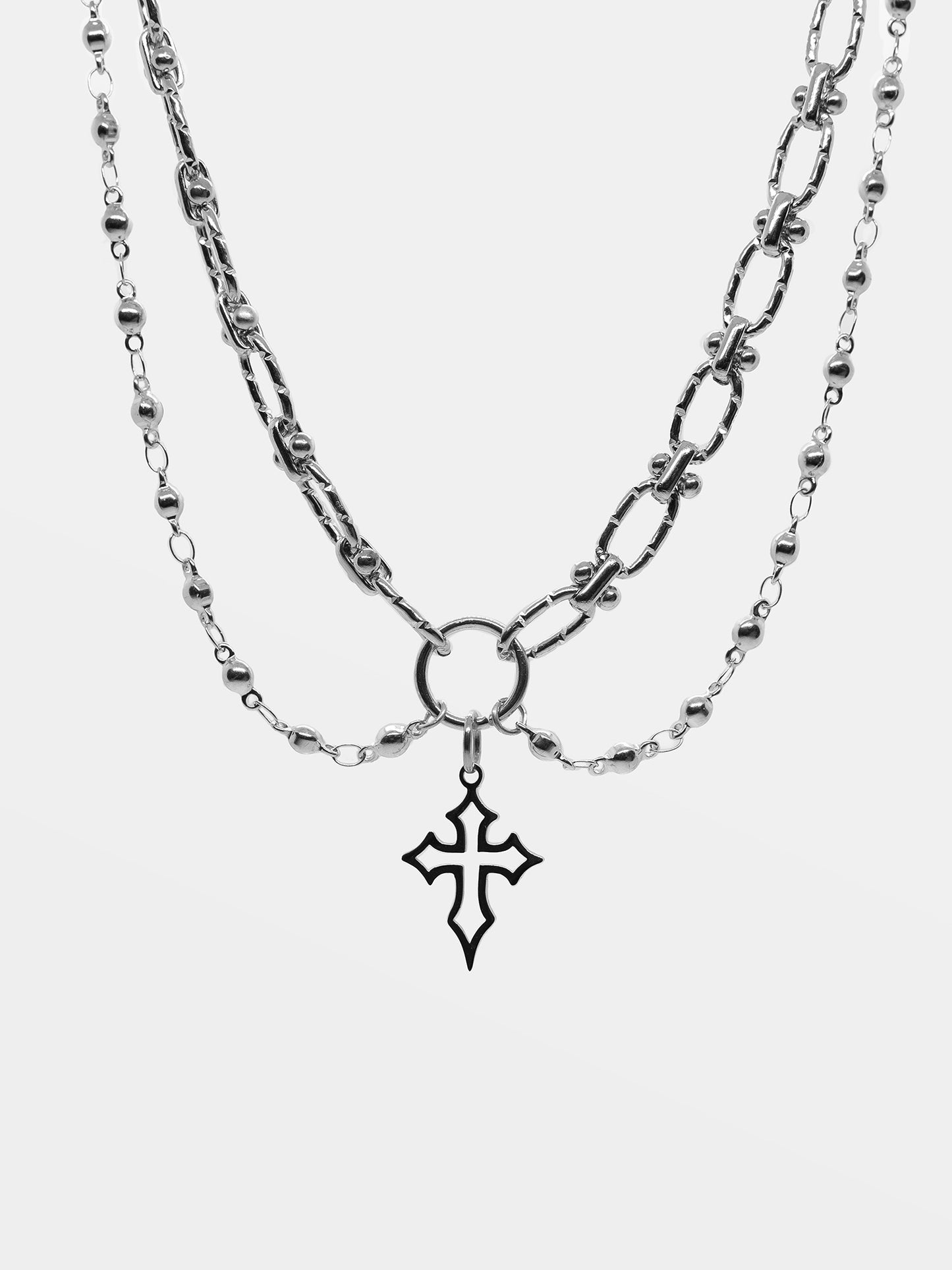 Choker z krzyżem Impact