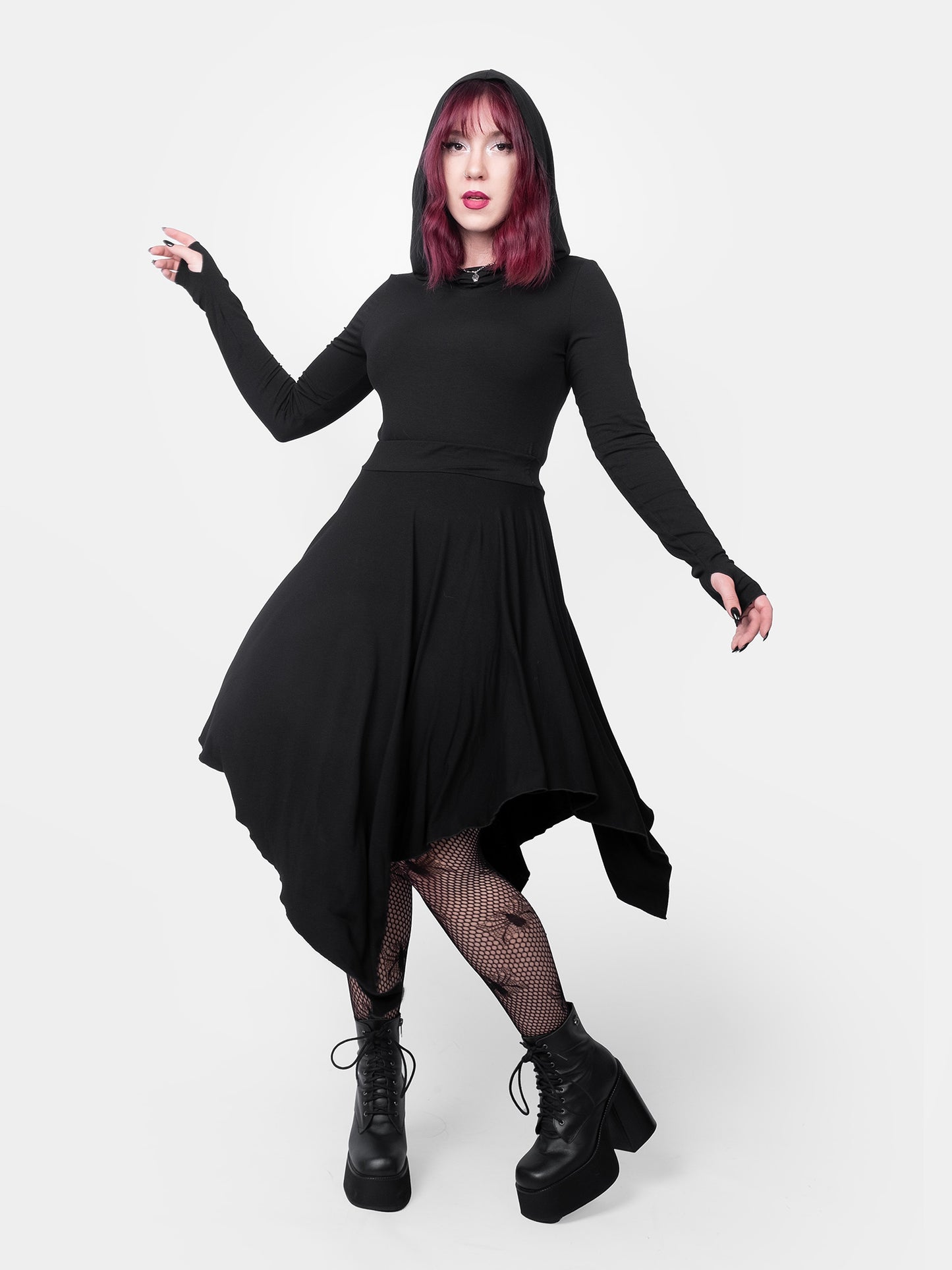 Asymetyczna spódnica midi Sceptre