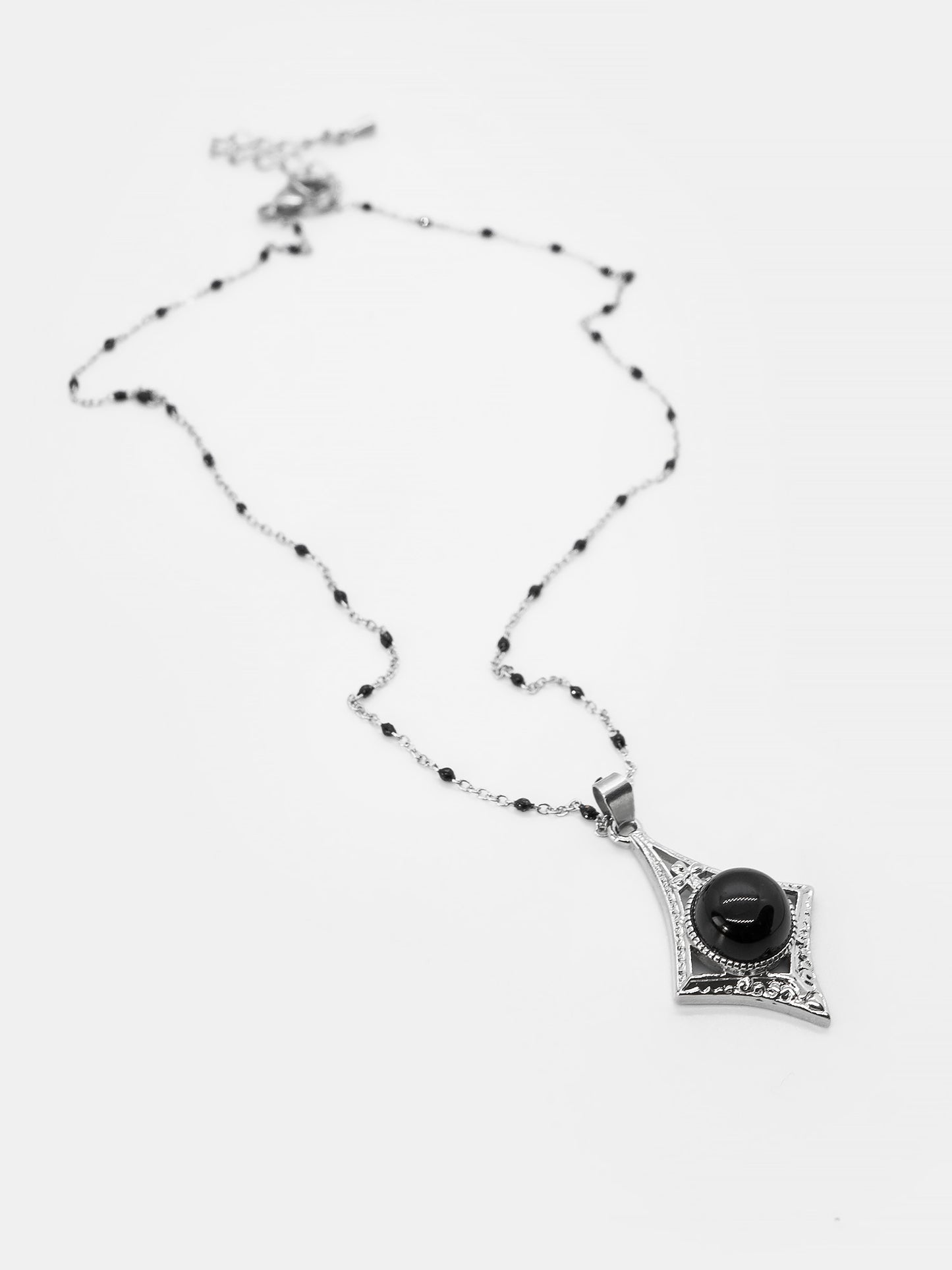 Naszyjnik z obsydianem Veloria