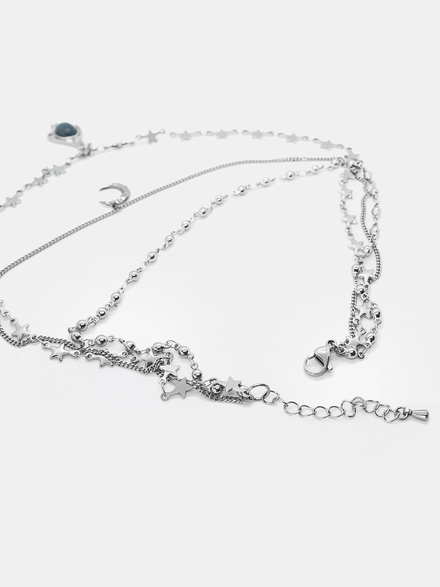 Zestaw naszyjników z apatytem Moonspire