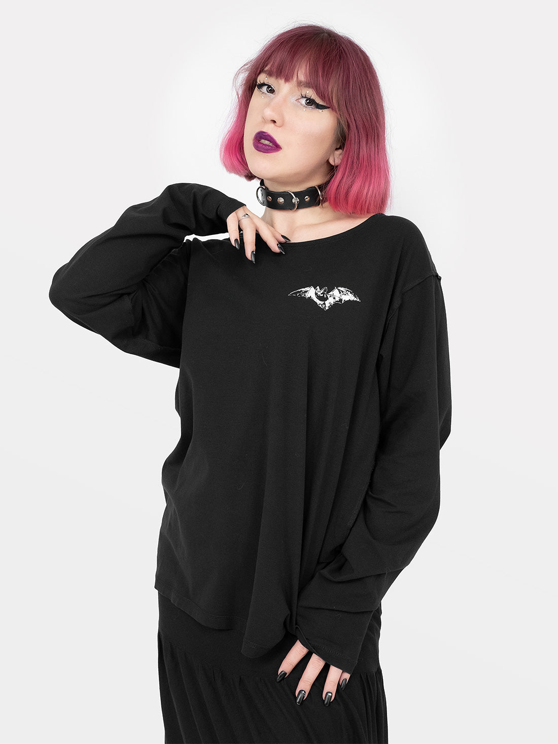 Longsleeve z nietoperzem Nocturne
