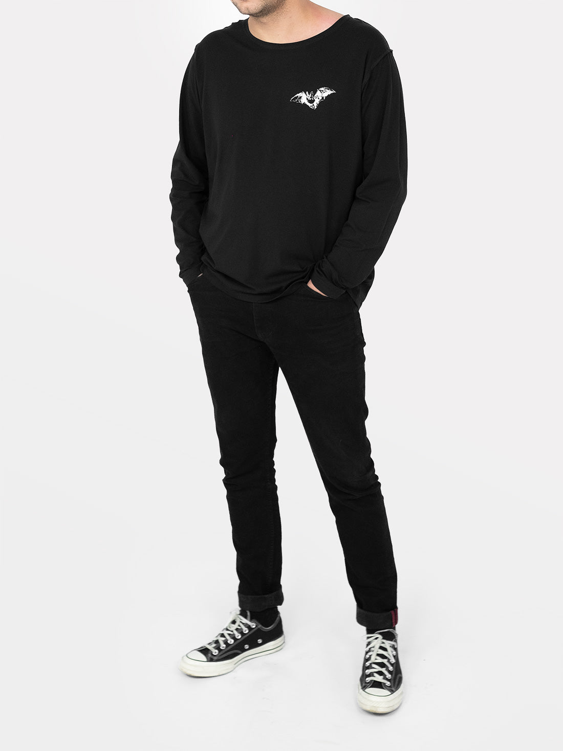 Longsleeve z nietoperzem Nocturne