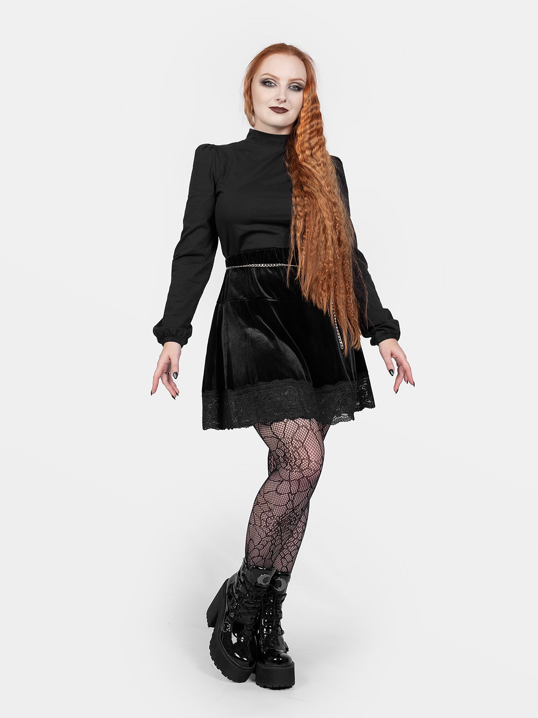 Zoeva puff sleeve turtleneck