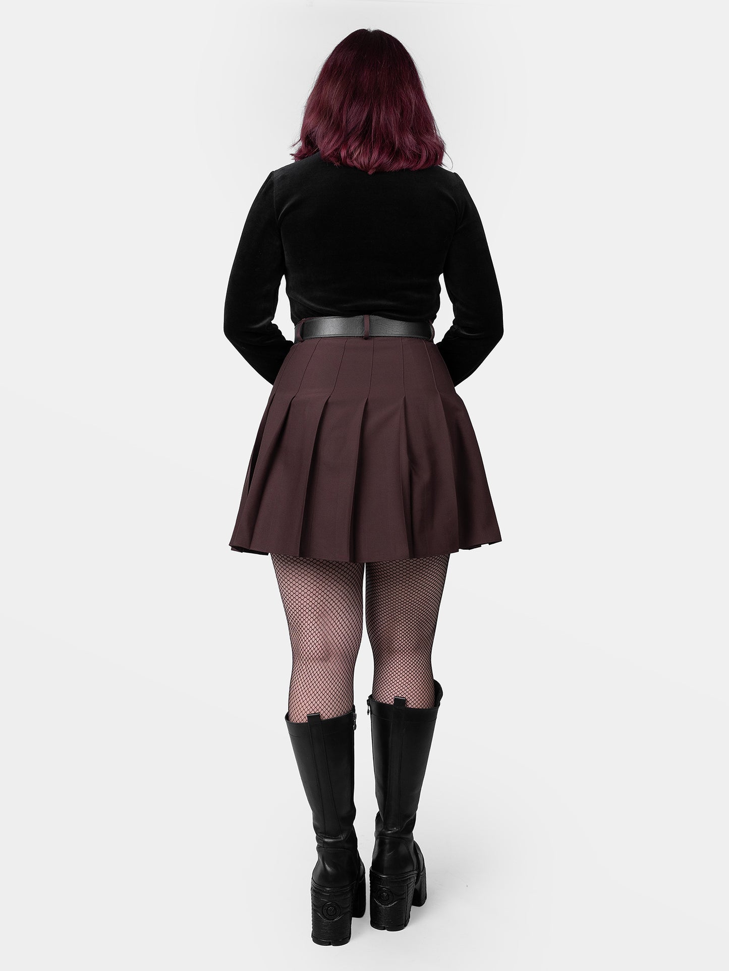 Brązowa tennis skirt