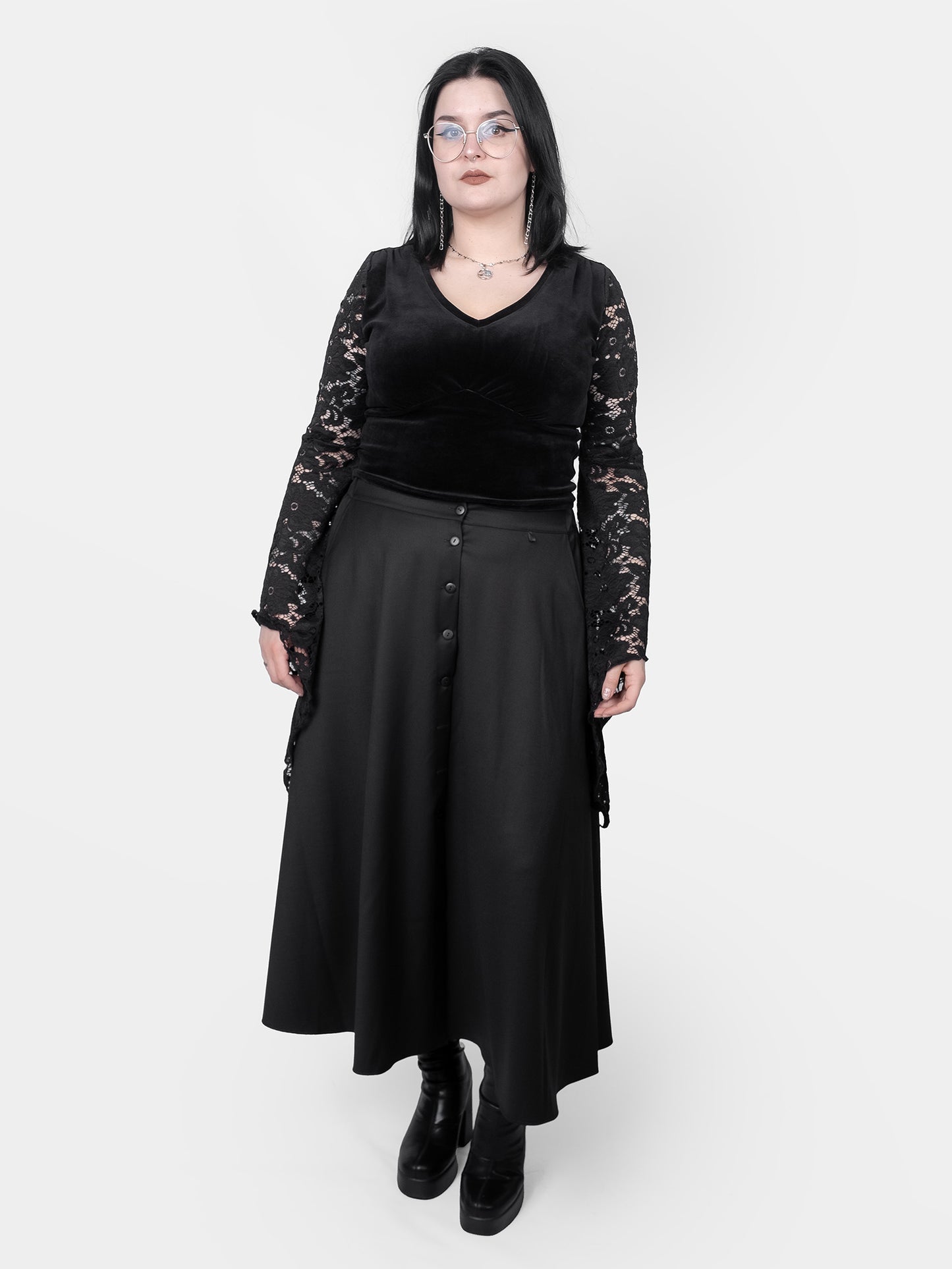 Spódnica maxi na guziki Beatrice