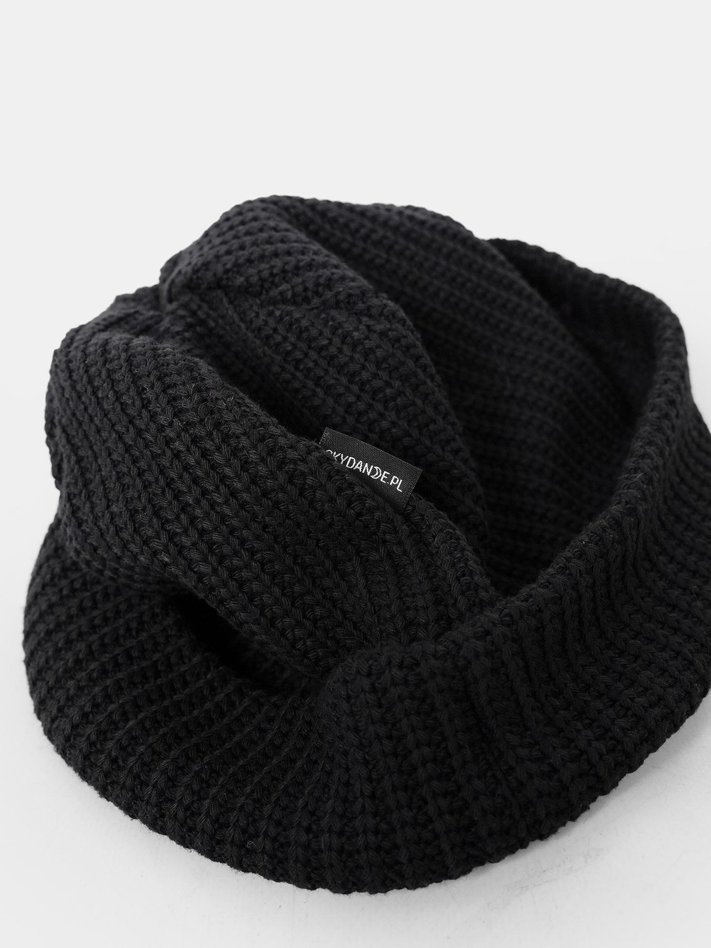 Black Knitted Beanie