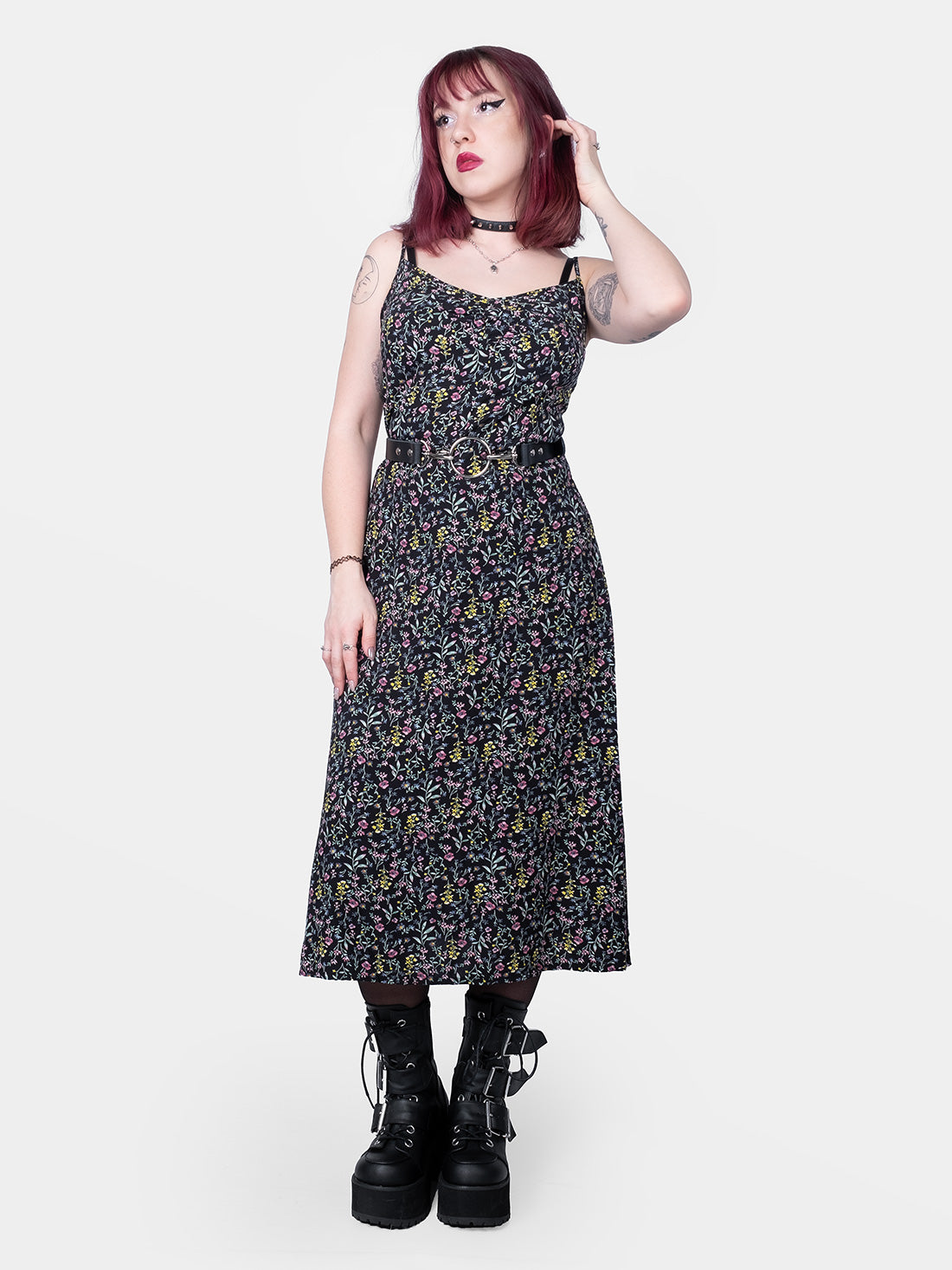 Nymph Floral Strap Dress
