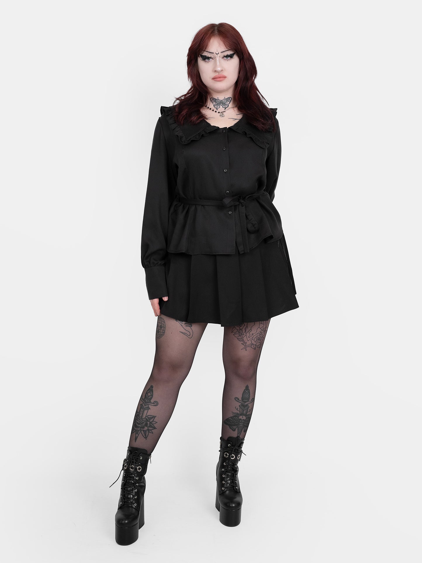 Rosaria Large Collar Shirt