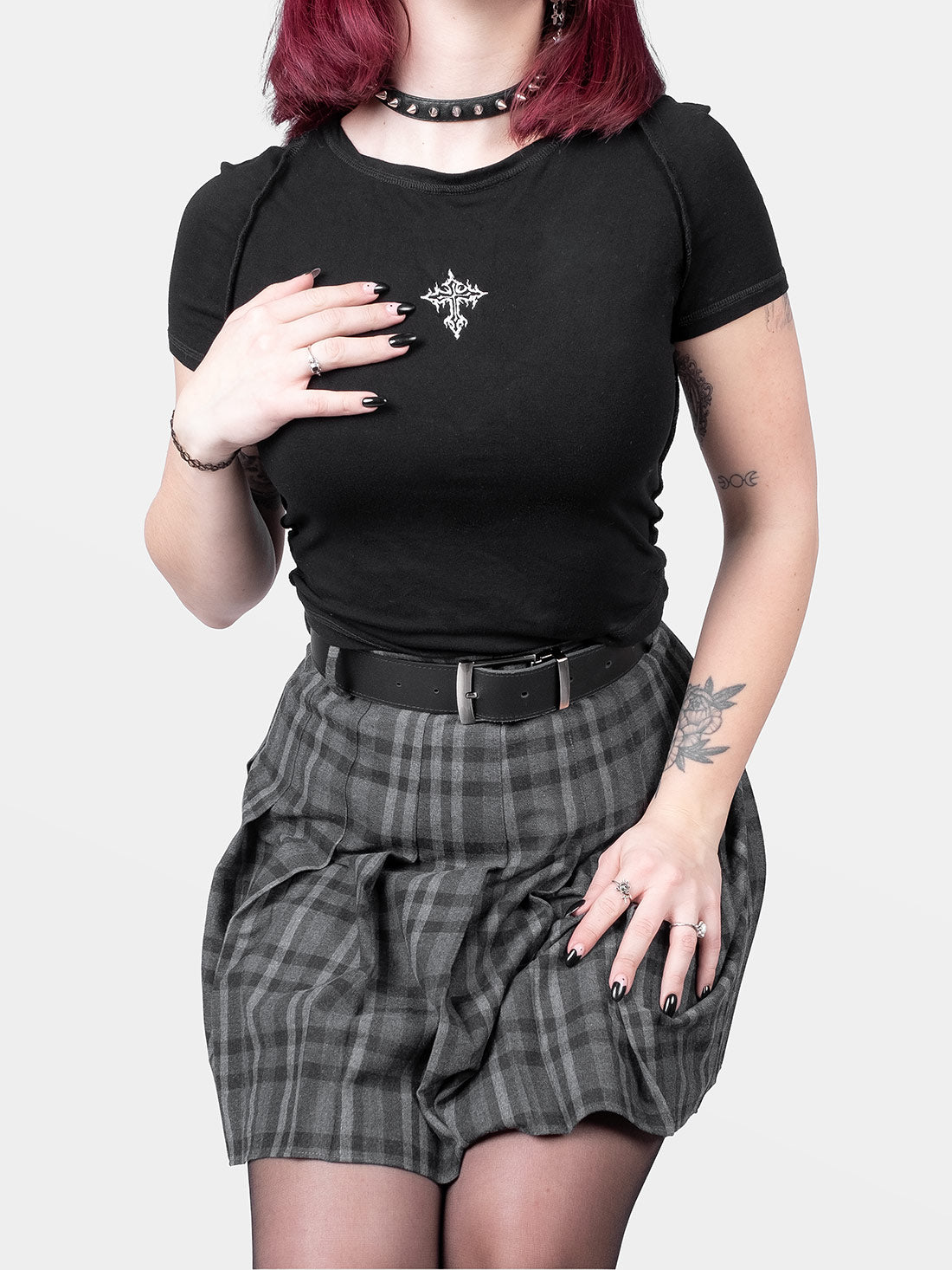 Holy Embroidery Baby top