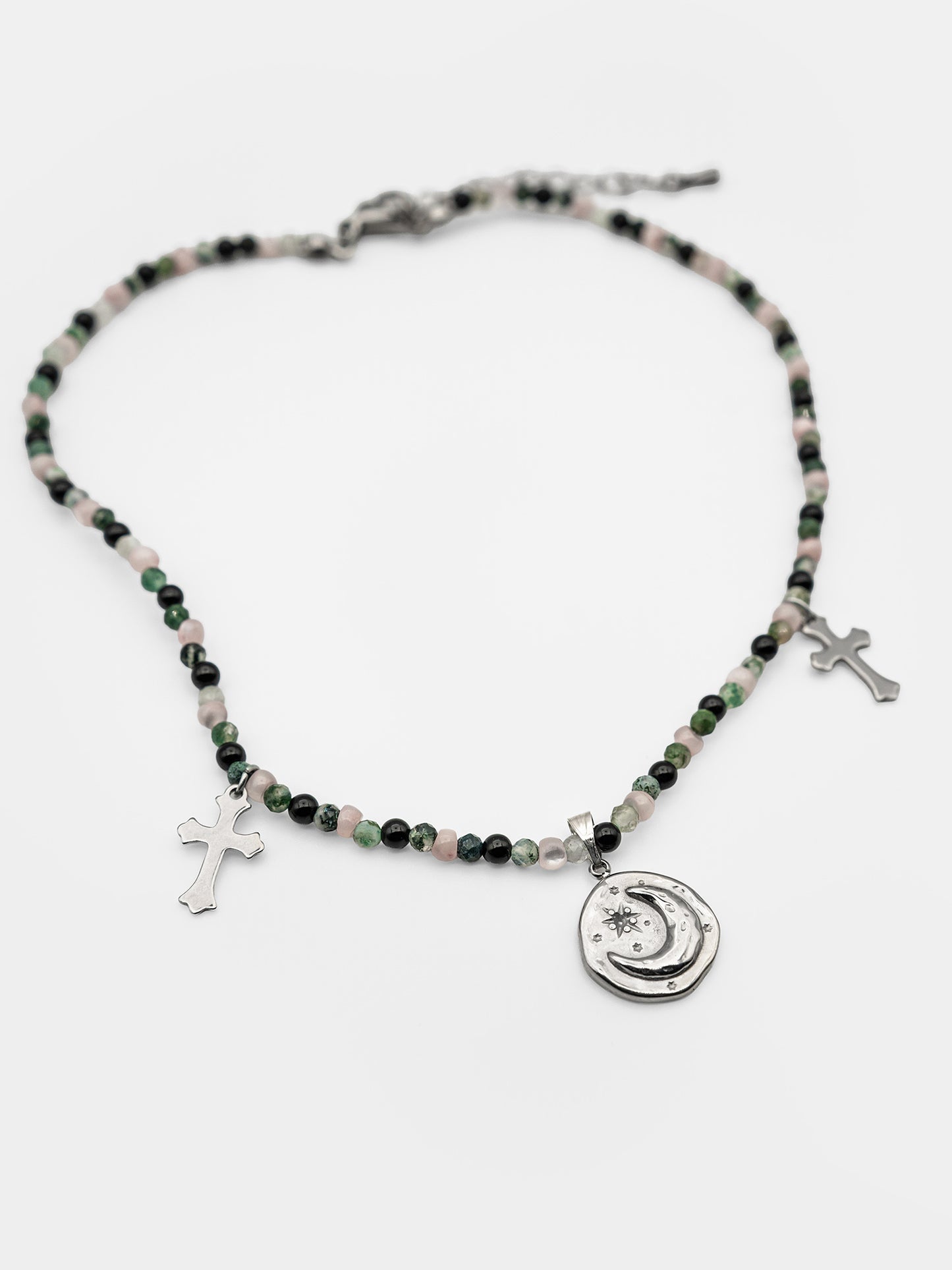 Orchid Gemstone Choker