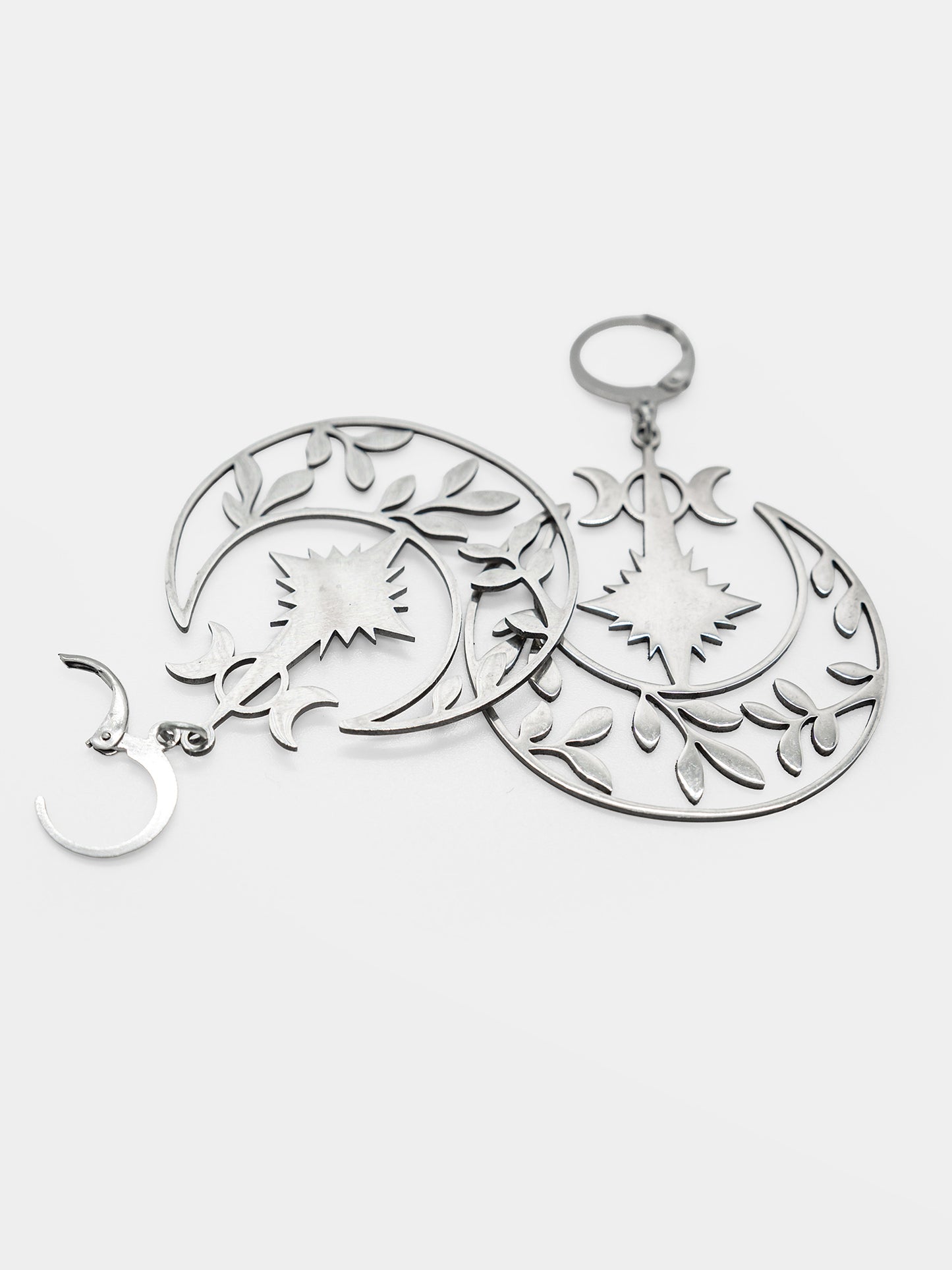 Duże kolczyki Gardenia