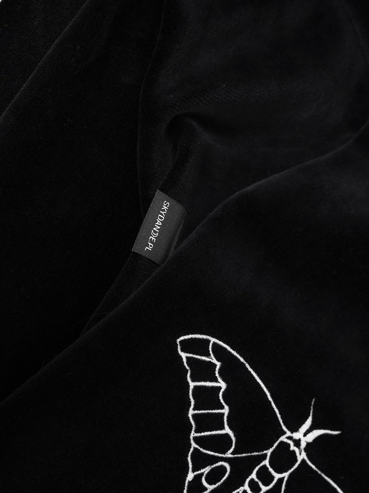 Avelune Embroidered Velvet Scarf