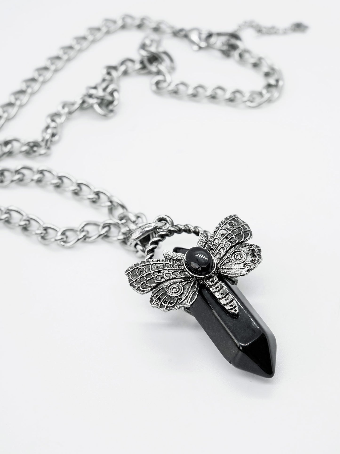 Naszyjnik z obsydianem Vortex