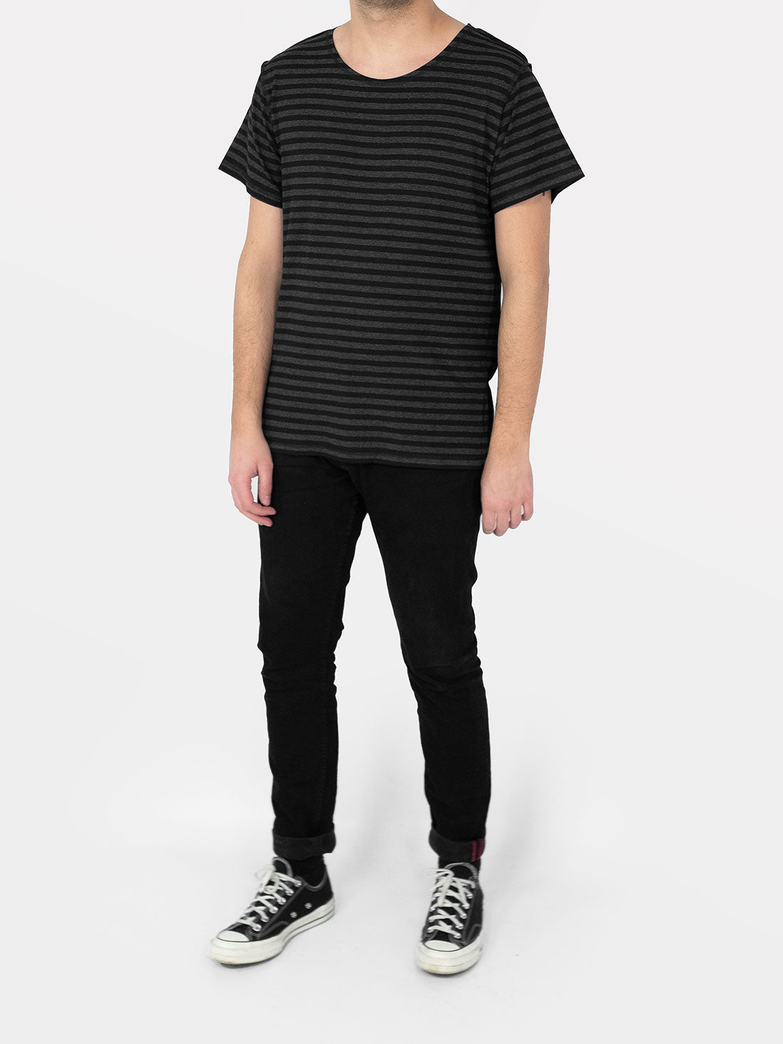 T-shirt w paski Mori