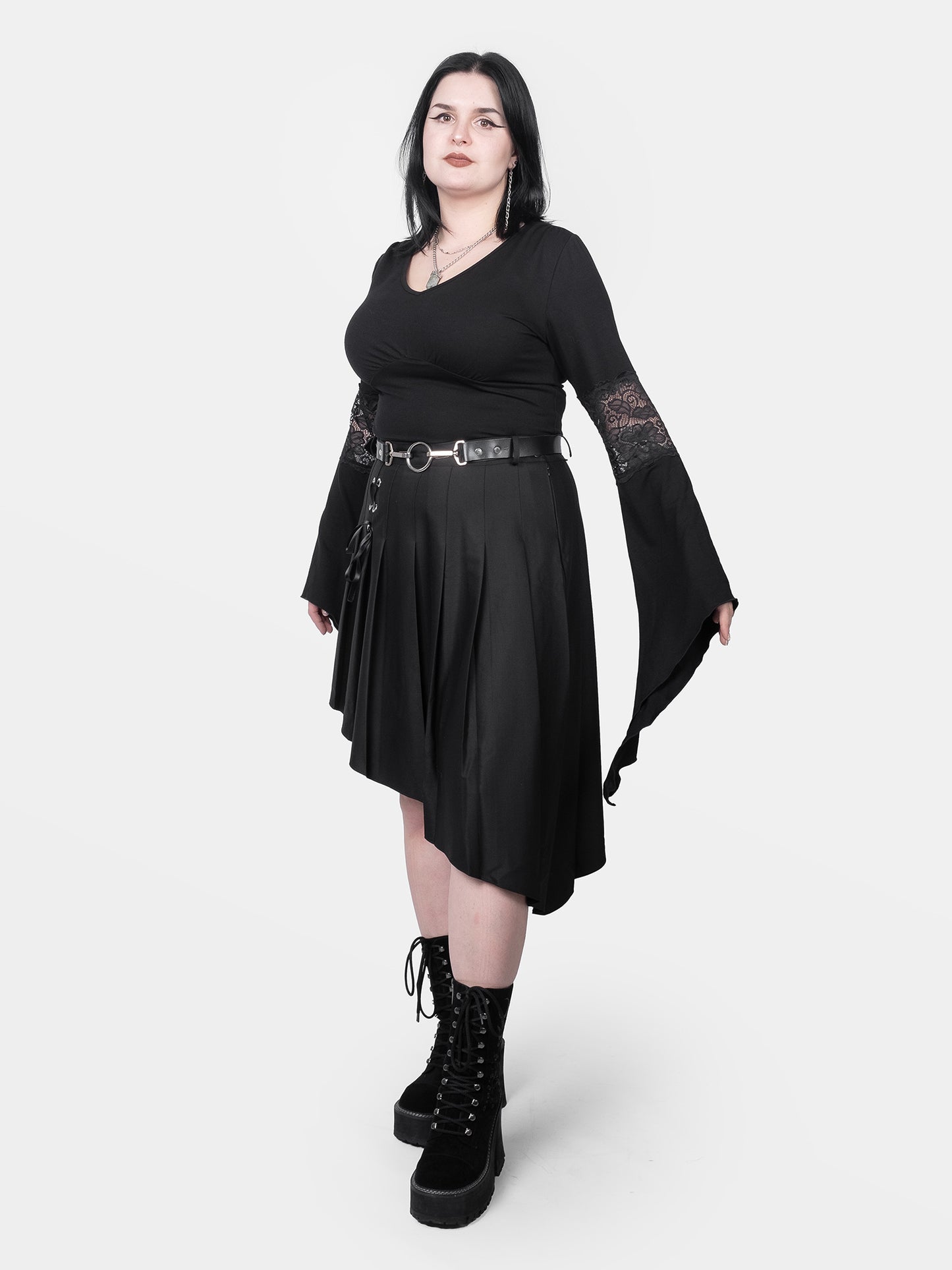 Bluzka z szerokimi rękawami Morgana Crop