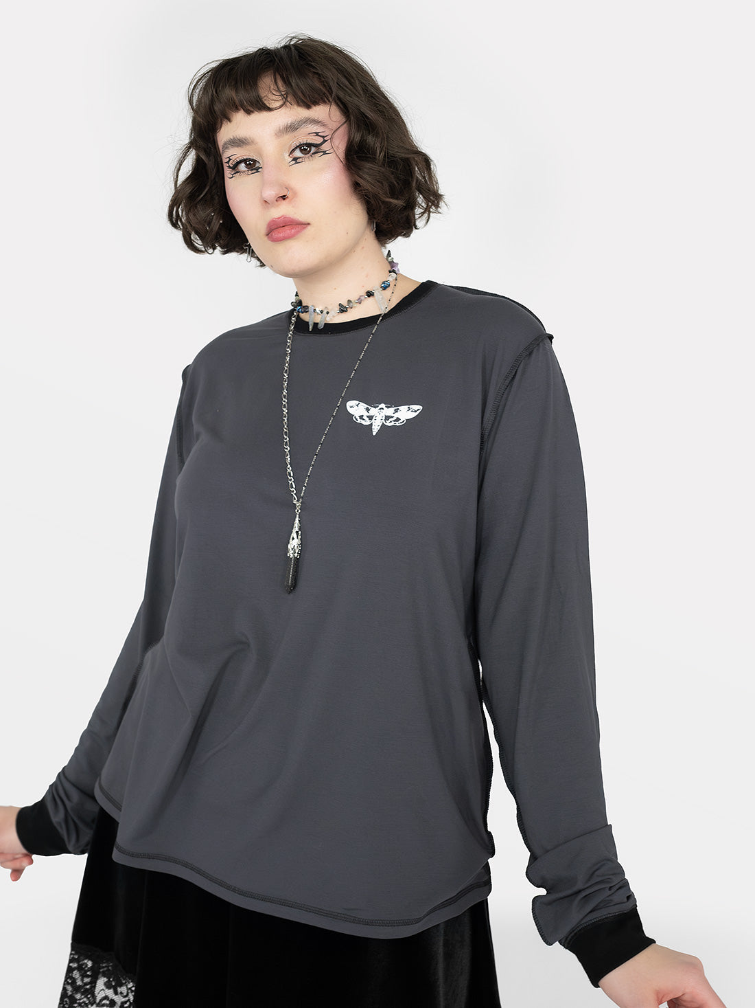 Longsleeve z ćmą Vertigo
