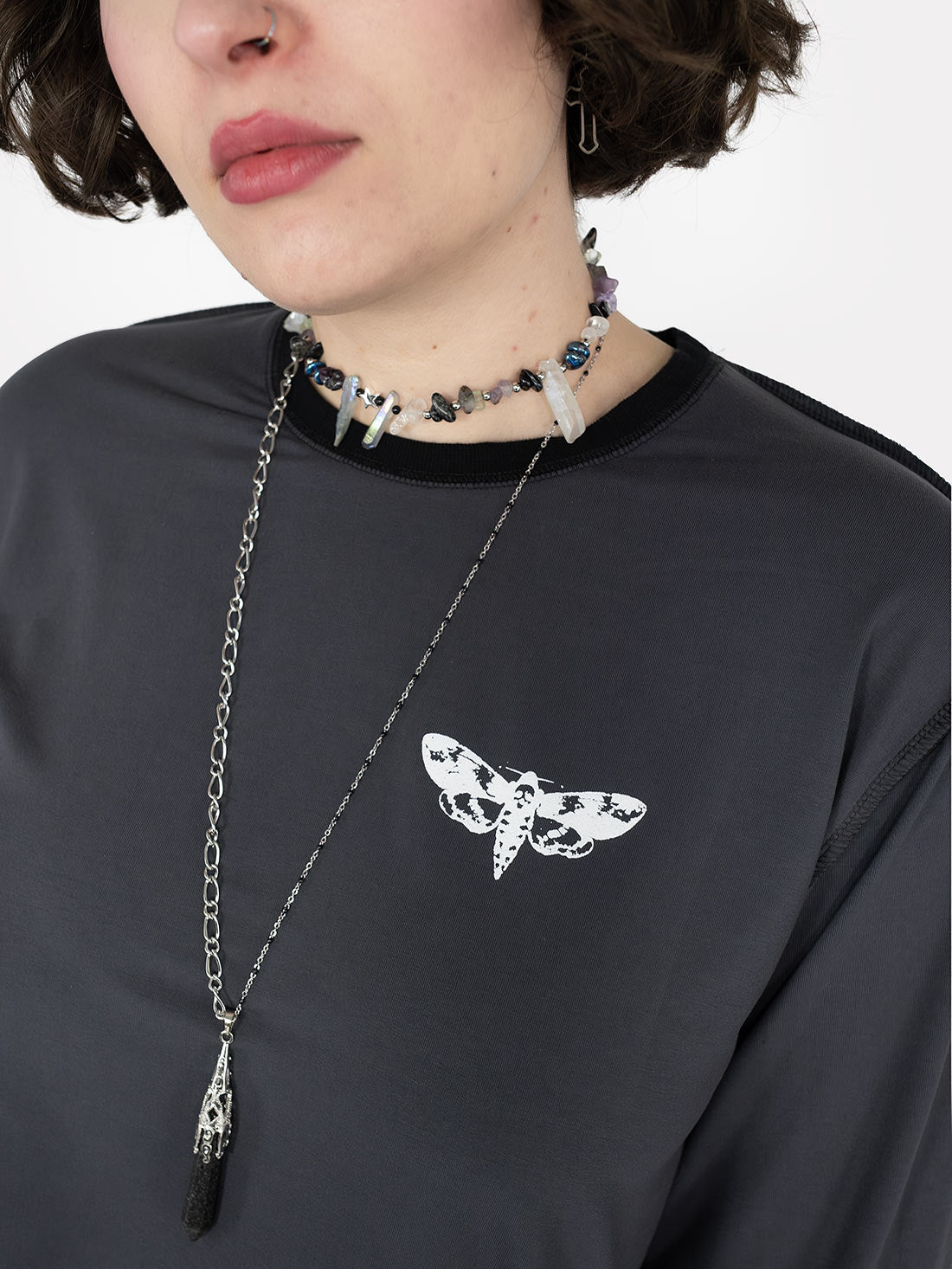 Longsleeve z ćmą Vertigo