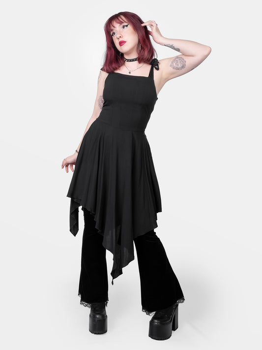 Sabbia Linen Asymmetric Dress