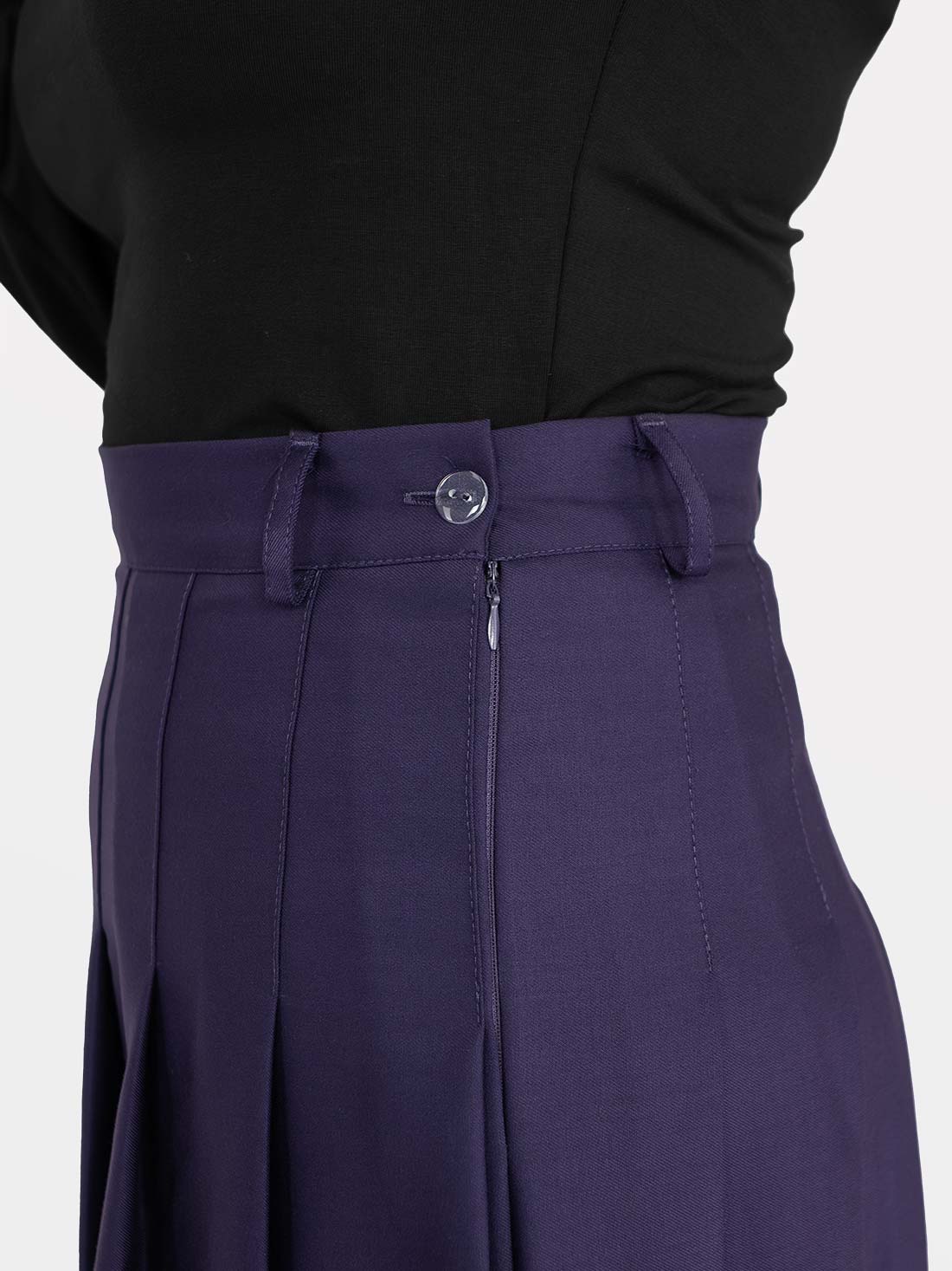 TALL Fioletowa tennis skirt ze szlufkami
