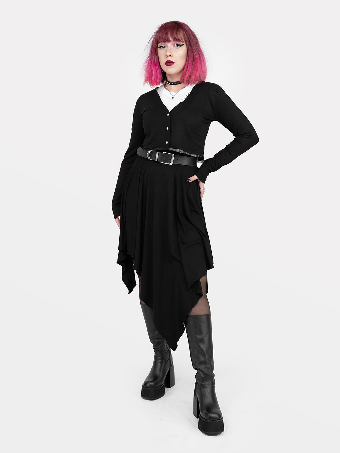 Lenzing™ Ecovero™ Dixi Cropped Cardigan