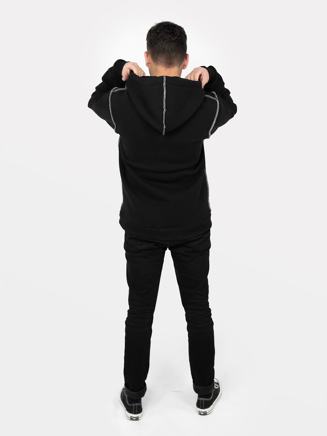 Rozpinana bluza z bawełny organicznej Undead