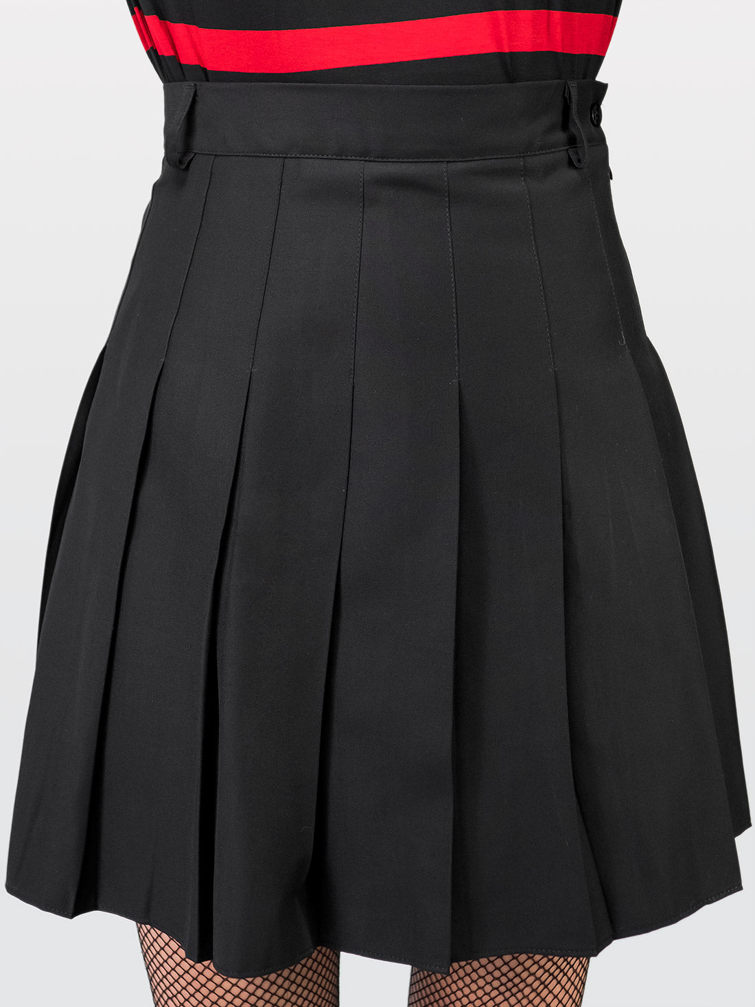 TALL Czarna tennis skirt ze szlufkami