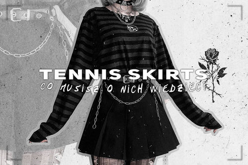 Tennis skirt w modzie alternatywnej