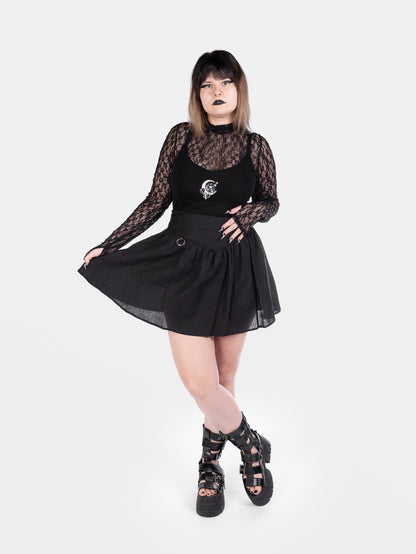 Lniana spódnica mini Daredevil