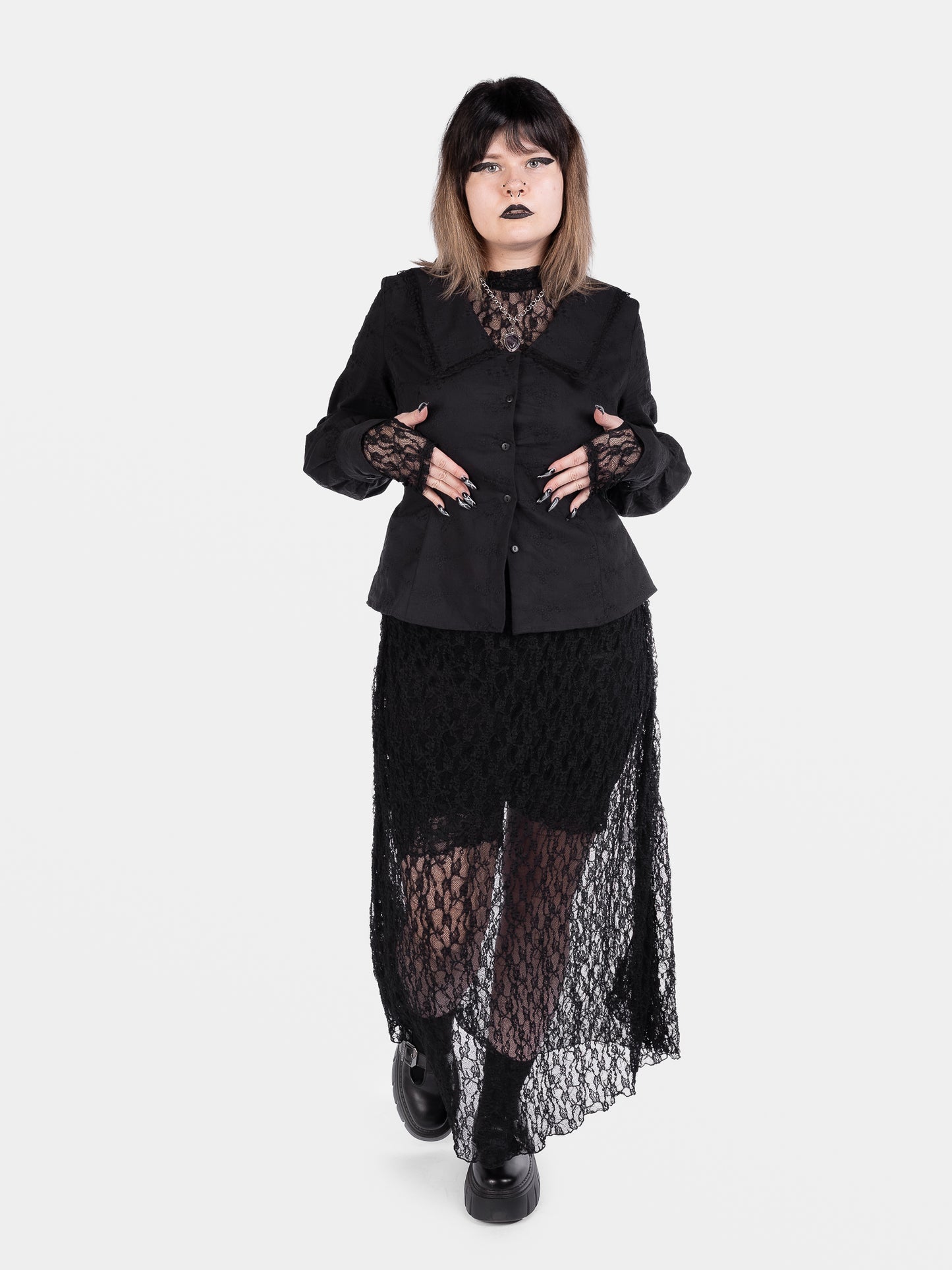 Nightsprite Long Lace Skirt