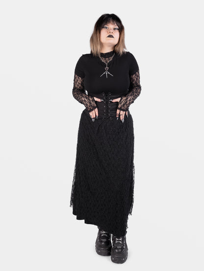 Nightsprite Long Lace Skirt