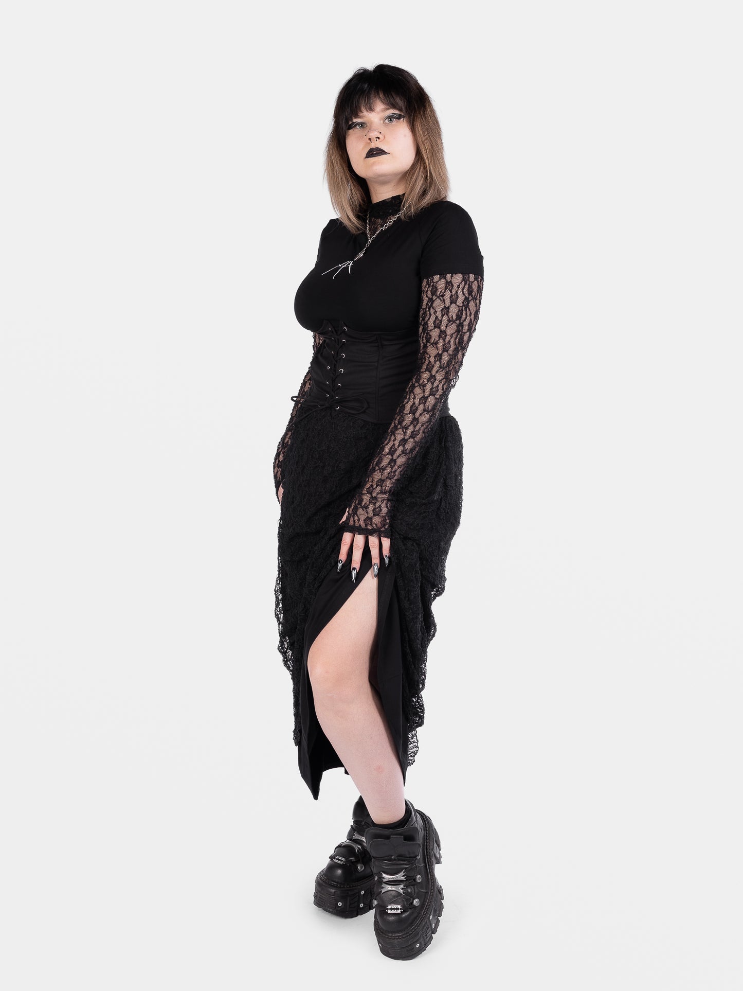 Nightsprite Long Lace Skirt