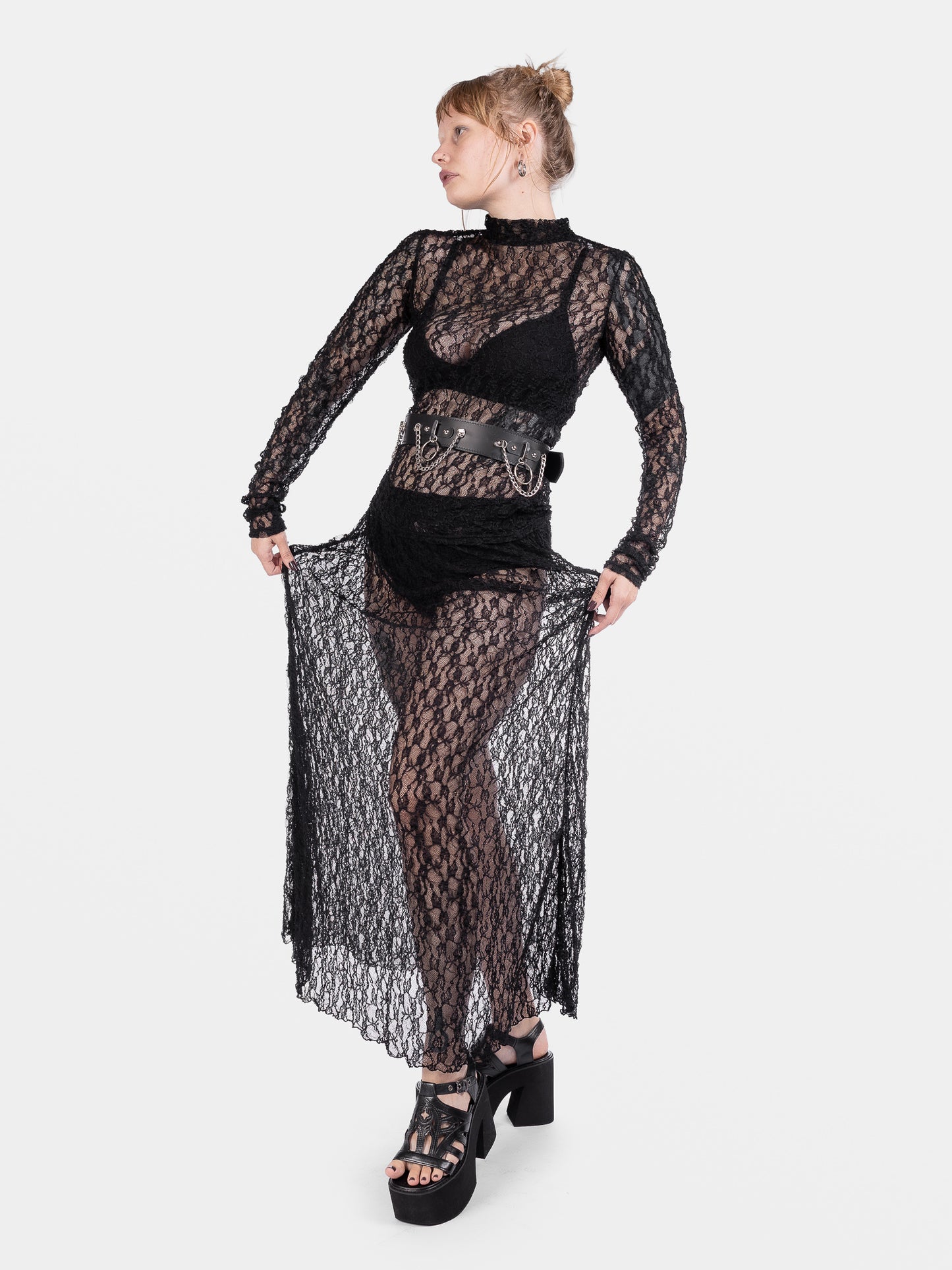 Nightsprite Long Lace Skirt