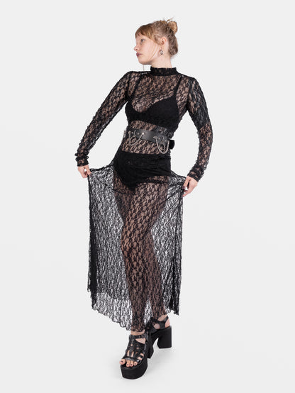 Nightsprite Long Lace Skirt