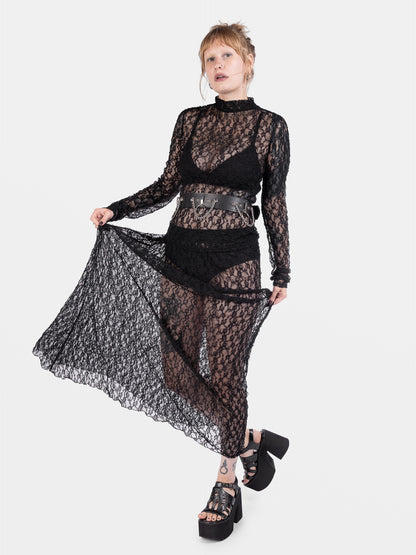 Nightsprite Long Lace Skirt