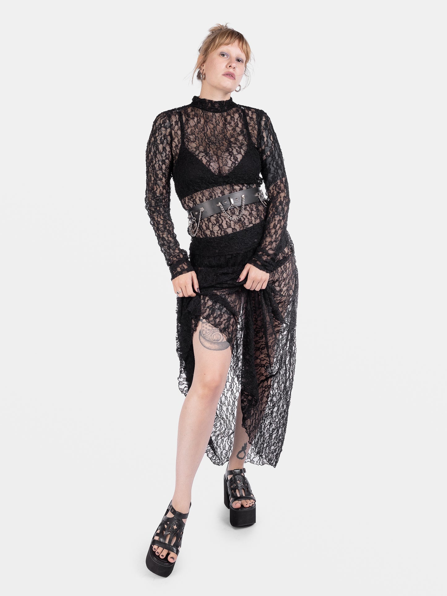 Nightsprite Long Lace Skirt