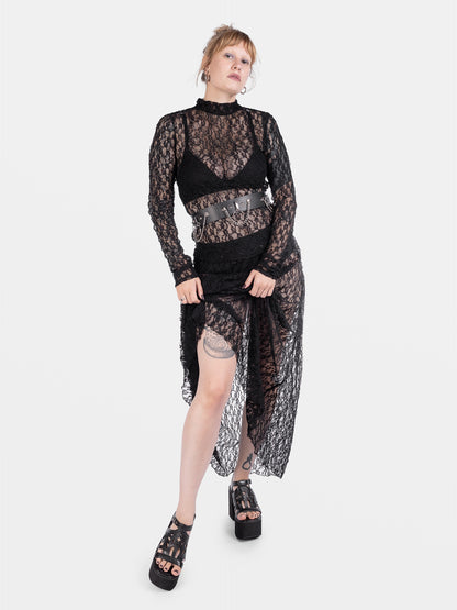 Nightsprite Long Lace Skirt