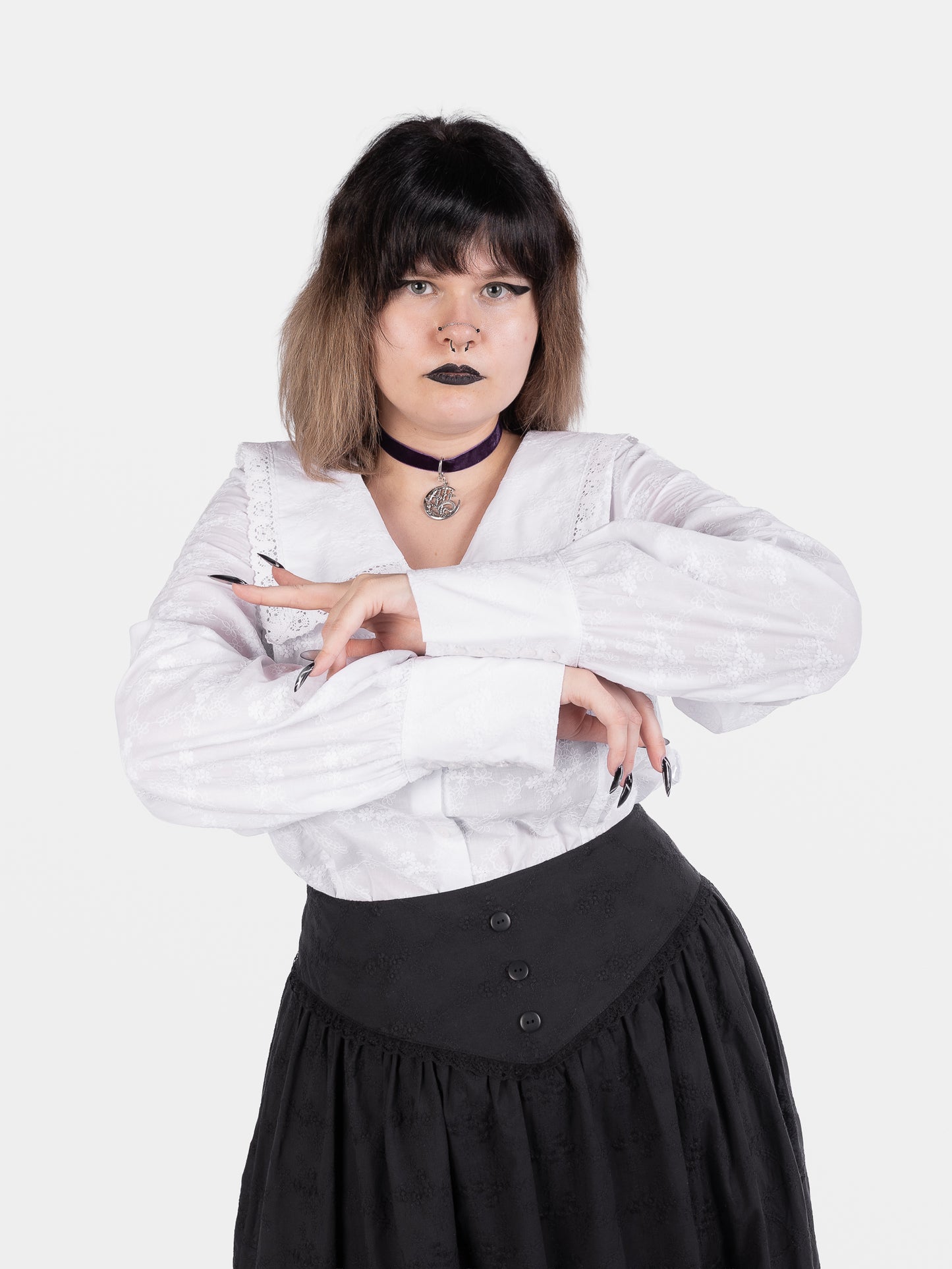 Biała koszula z batystu Katharsis