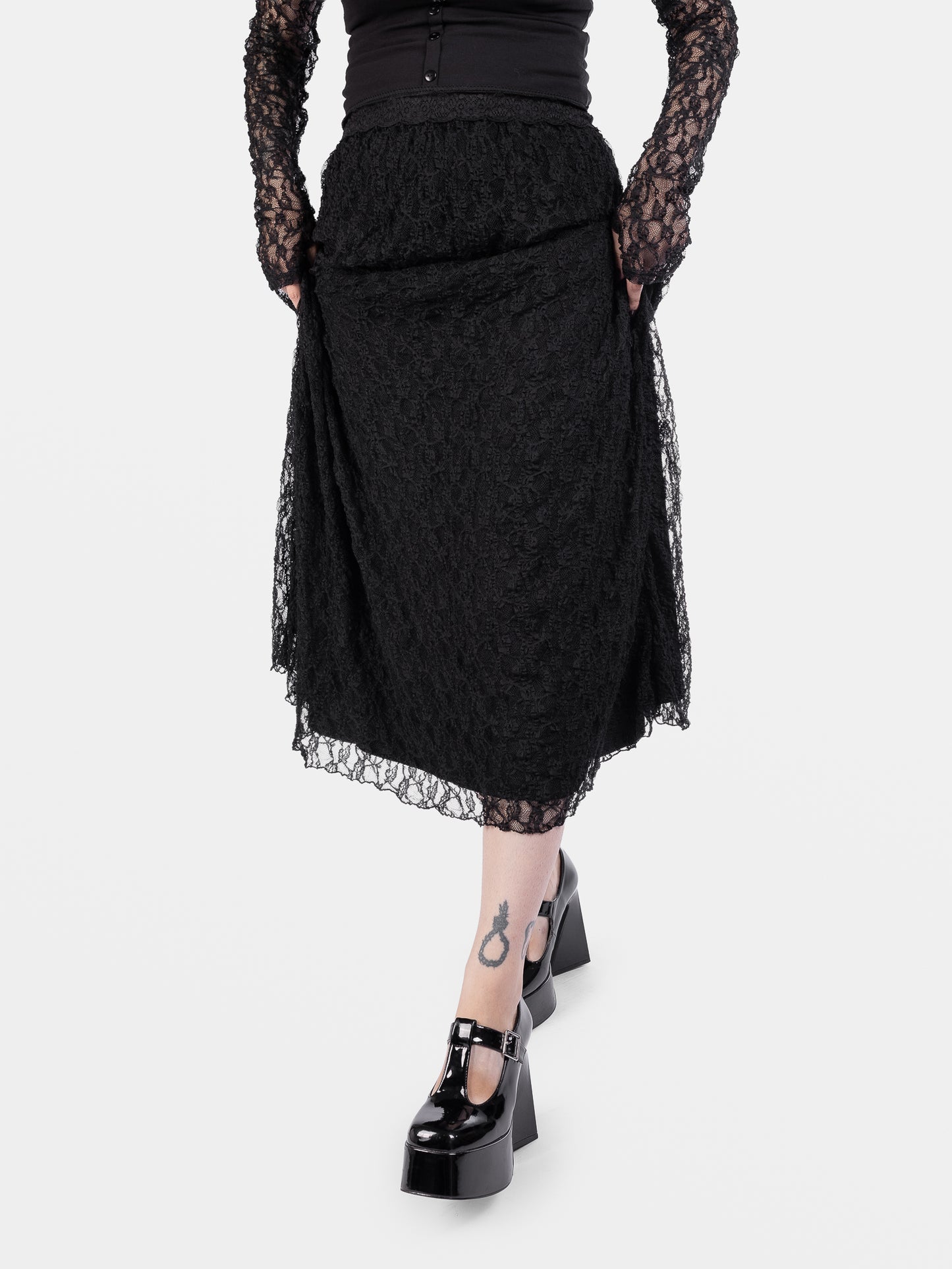 Nightsprite Long Lace Skirt