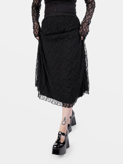 Nightsprite Long Lace Skirt