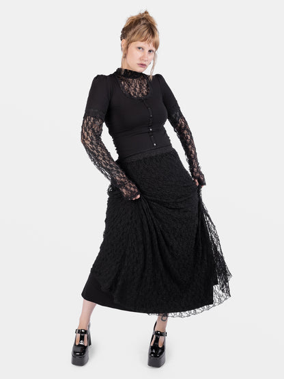 Nightsprite Long Lace Skirt