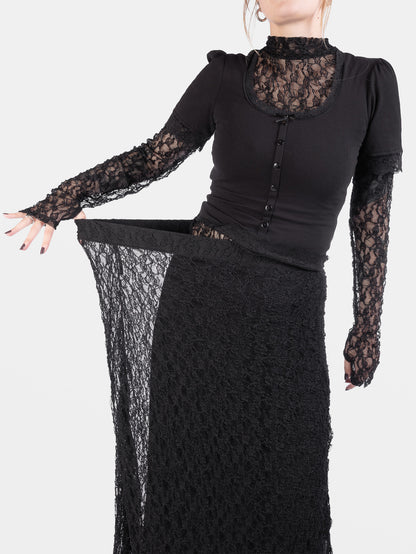 Nightsprite Long Lace Skirt