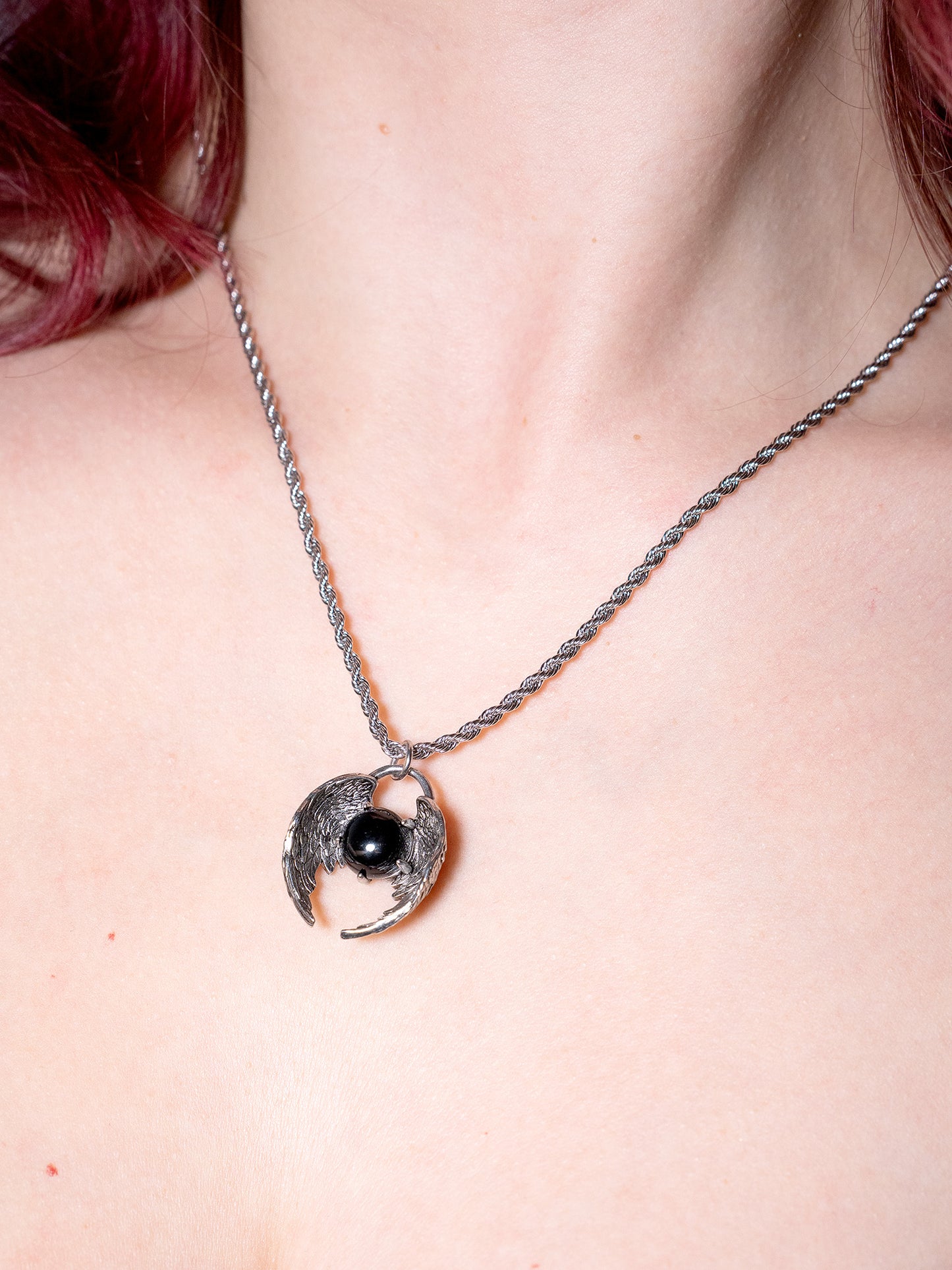Hexmour Obsidian Necklace