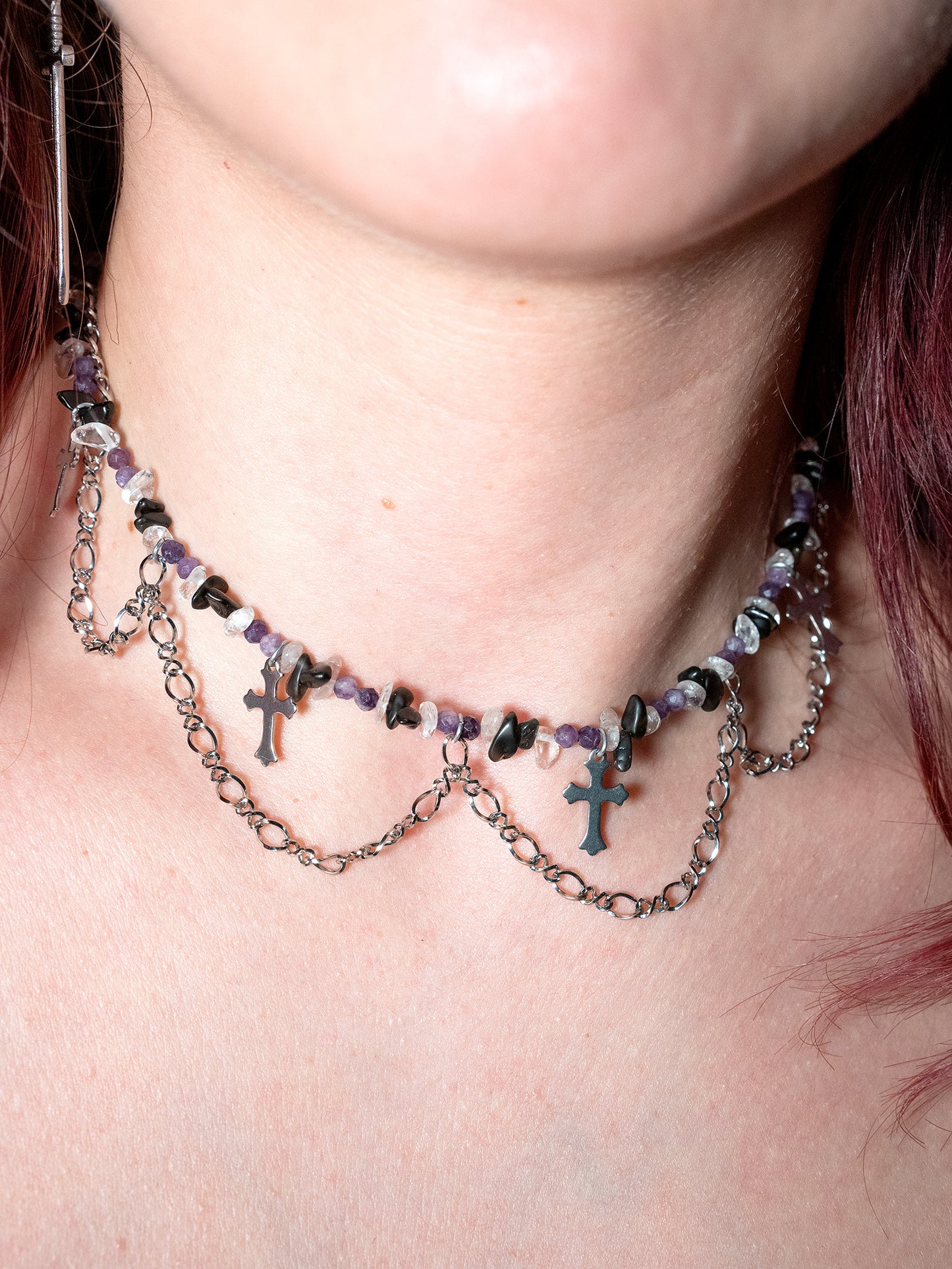 Choker z kamieni naturalnych Cruel