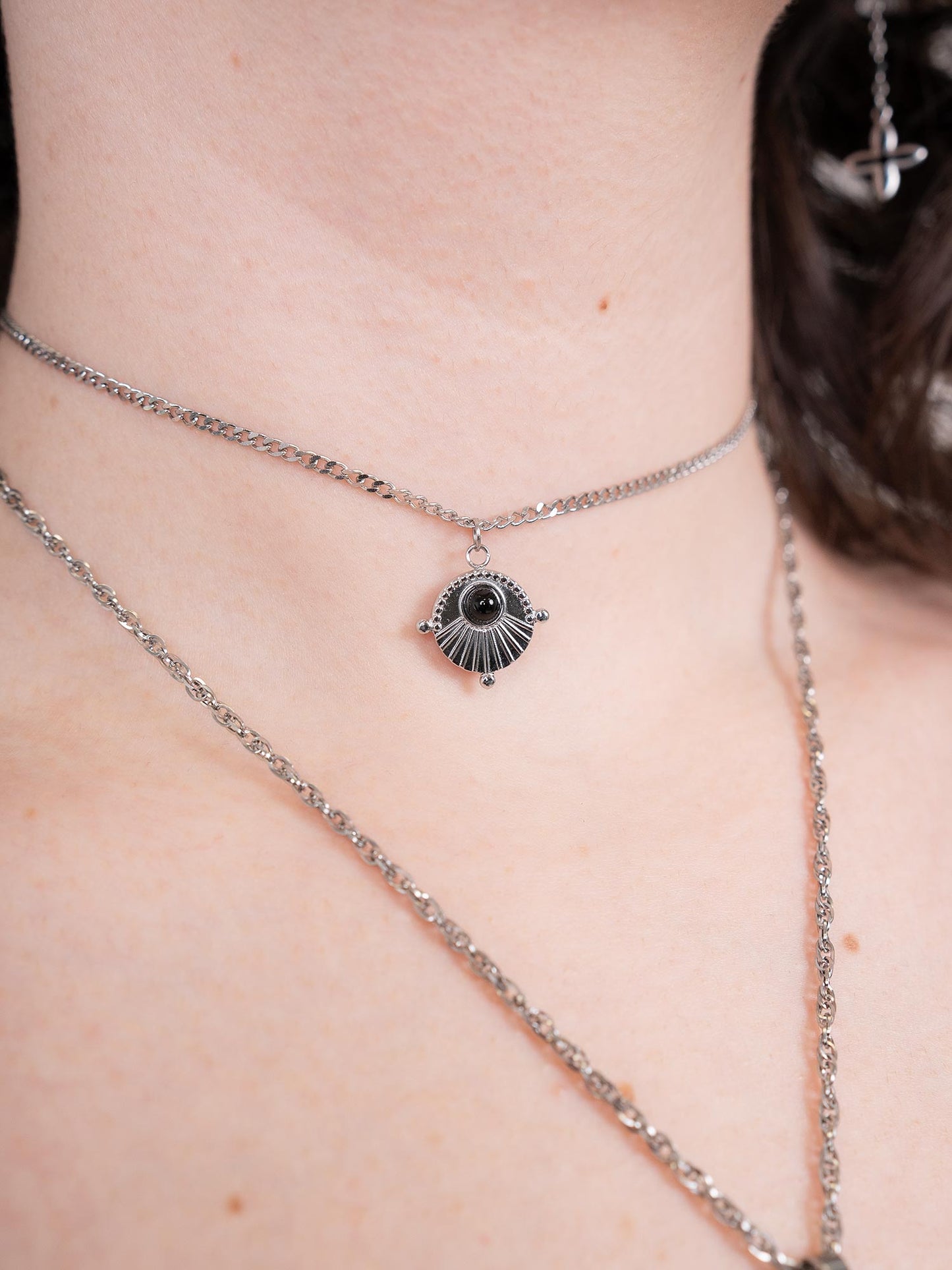 Choker z obsydianem Evermoor