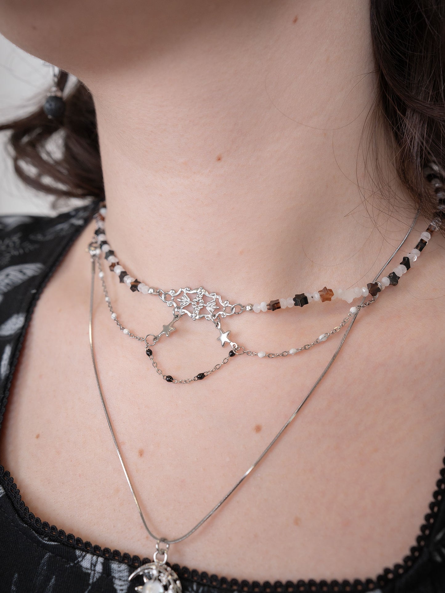 Choker z kamieni naturalnych Maypole