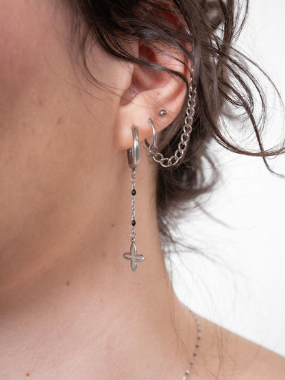 Kolczyki z kulą lawy Harlow