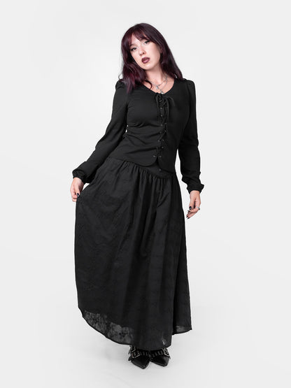Katharsis Embroidered Maxi Skirt