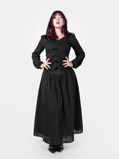 Katharsis Embroidered Maxi Skirt