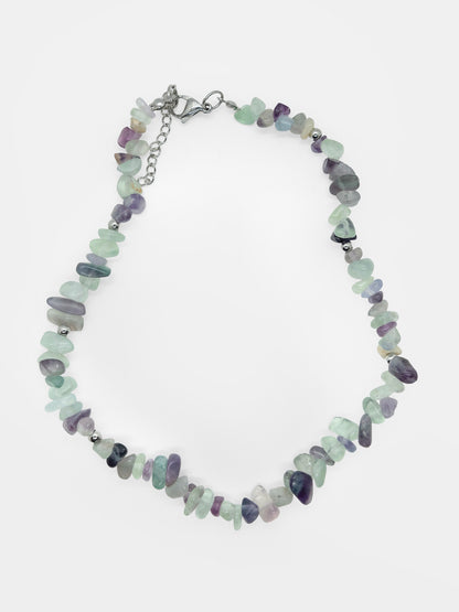 Choker z fluorytu Verbena