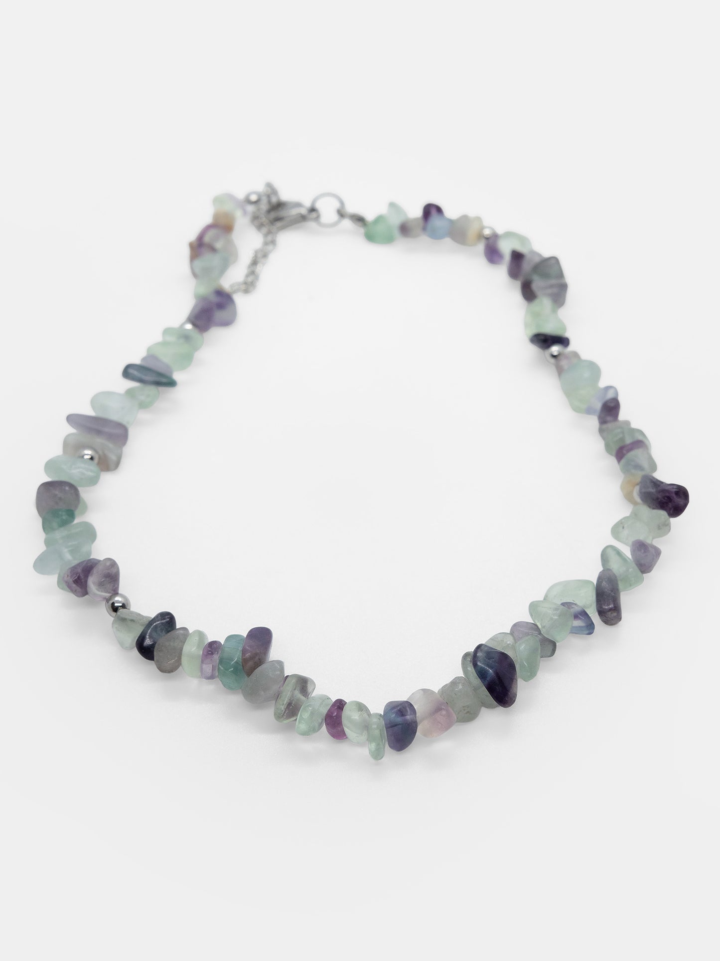 Choker z fluorytu Verbena